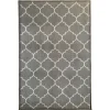 Tapis d'intérieur absorbant imprimé géométrique gris L.90 x l.60 x ep.0,5 cm, GoodHome Bromberg