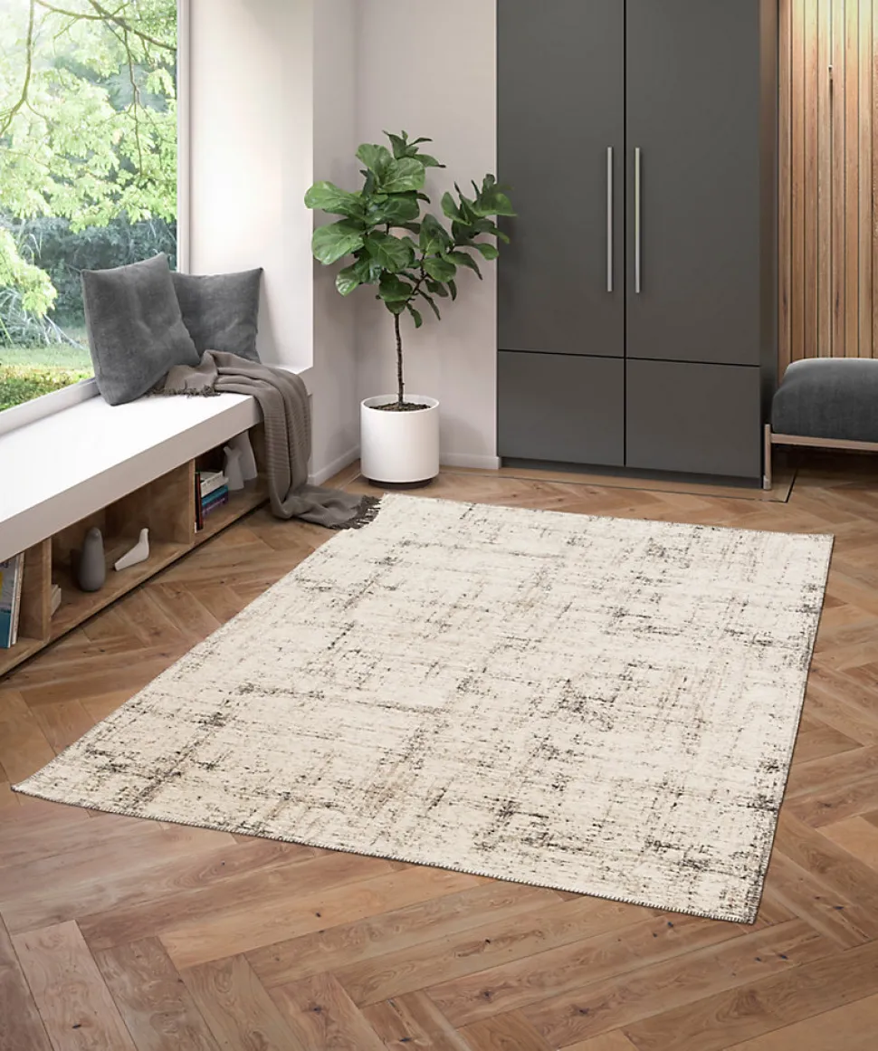 Tapis d'intérieur effet Trashwall aux tons beiges L.230 x l.160 cm, Balta