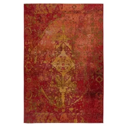 Tapis d'intérieur et extérieur ethnique Erika 150x80 CM - Rouge