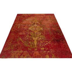 Tapis d'intérieur et extérieur ethnique Erika 150x80 CM - Rouge