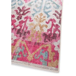 Tapis Dorsey GoodHome rose L.170 x L.120 cm