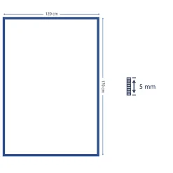 Tapis Dorsey GoodHome rose L.170 x L.120 cm