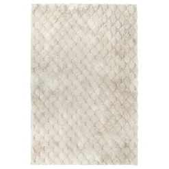 Tapis effet laine Adriel beige 90x60cm - Atmosphera