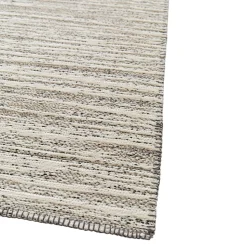 Tapis effet tissé Azusa GoodHome tissage à plat L.120 x L.170cm crème et naturel