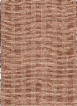 Tapis effet tissé Melua GoodHome tissage à plat L.160 x L.230cm naturel et terracotta