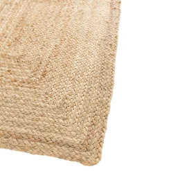Tapis effet tissé Melua GoodHome tissage à plat L.160 x L.230cm naturel