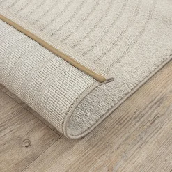 Tapis Elisa design géométrique, Beige, 160 x 220 cm