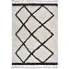 Tapis en coton tufté berbère Calà blanc et gris L.230 x l.160cm Deko&co