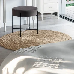 Tapis en jute D120 cm - Atmosphera