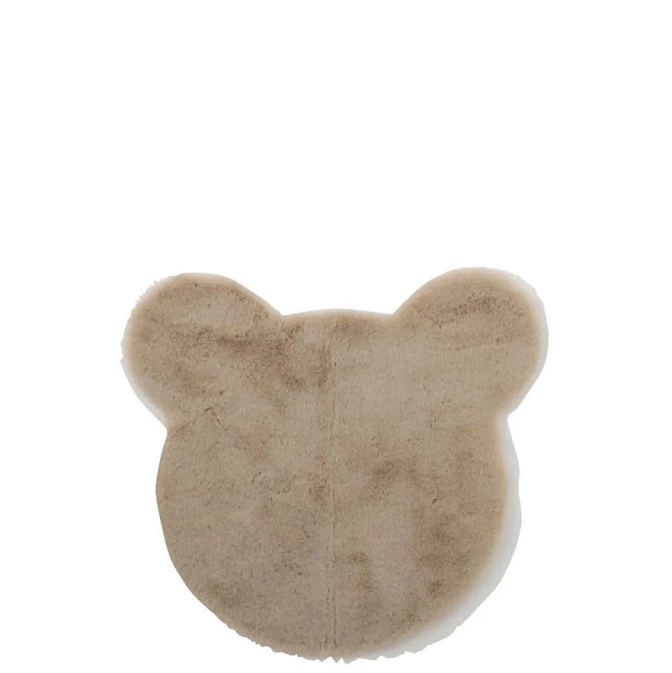 Tapis enfant en textile beige 57x62.5x1.5 cm