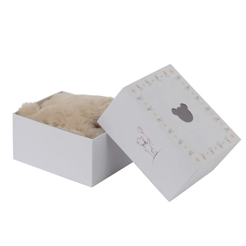 Tapis enfant en textile beige 57x62.5x1.5 cm