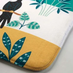 Tapis Enfant Imprimé "Jungle Story" 45x75cm Vert