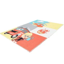 Tapis Enfant Imprimé "Playground III" Multicolore 120 x 180 cm