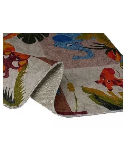 Tapis Enfant JUNGLE Multicolore - 120x160cm