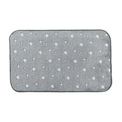 Tapis Enfant "Phosphorescent Fluo" 50x80cm Gris