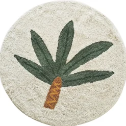 Tapis enfant rond en coton tufté 80x80cm