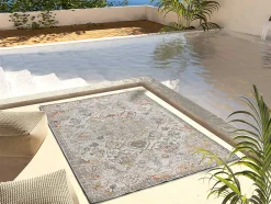 Tapis extérieur ATTICGO multicolore rectangulaire vintage 200x290 cm SAMARA