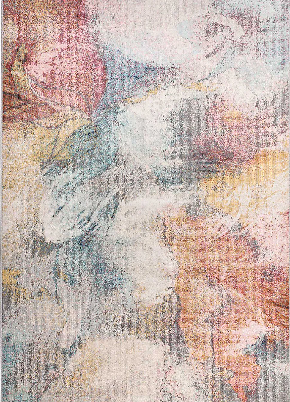 Tapis extérieur ATTICGO multicolore rectangulaire abstrait 200x290 cm SAMARA