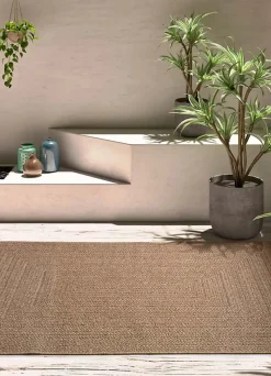 Tapis extérieur ATTICGO naturel rectangulaire effet jute 80x150 cm ACRA