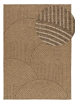 Tapis extérieur ATTICGO naturel rectangulaire géométrique effet jute 160x230 cm ACRA