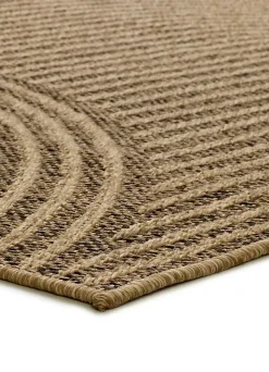 Tapis extérieur ATTICGO naturel rectangulaire géométrique effet jute 160x230 cm ACRA