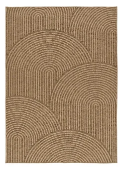 Tapis extérieur ATTICGO naturel rectangulaire géométrique effet jute 160x230 cm ACRA