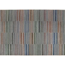 Tapis extérieur en polypropylène Bianca lagon 170x120 cm