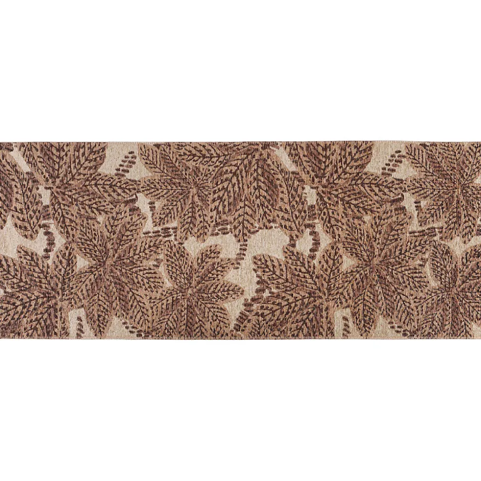 Tapis extérieur en polypropylène recyclé Ariane rouille 80x200 cm