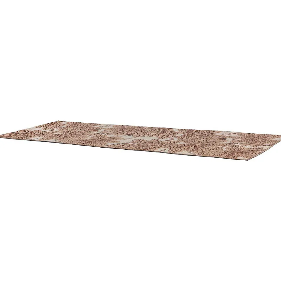 Tapis extérieur en polypropylène recyclé Ariane rouille 80x200 cm