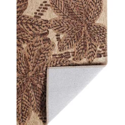 Tapis extérieur en polypropylène recyclé Ariane rouille 80x200 cm