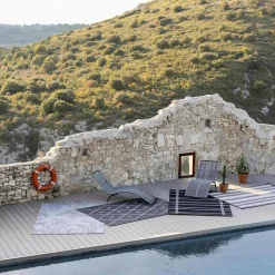 Tapis extérieur en polypropylène Paomia 230x160 cm