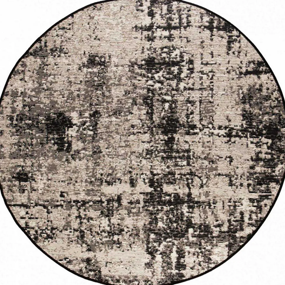 Tapis extérieur rond en polypropylène Catania 200 cm