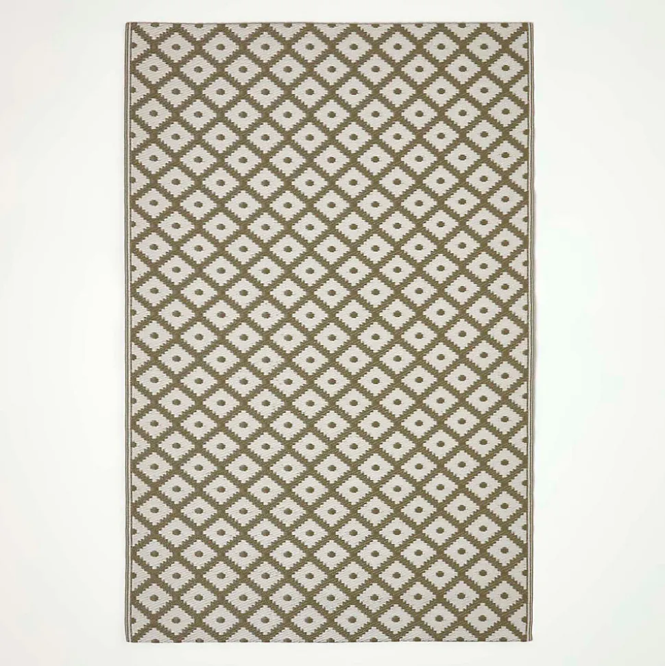 Tapis extérieur terrasse réversible - Tapis de jardin imperméable et résistant UV - May - Gris - 180x270 cm - HOMESCAPES