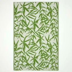 Tapis extérieur terrasse réversible - Tapis de jardin imperméable et résistant UV - Zena - Vert - 180x270 cm - HOMESCAPES