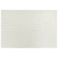 Tapis fausse fourrure Arka ivoire 90x60cm - Atmosphera