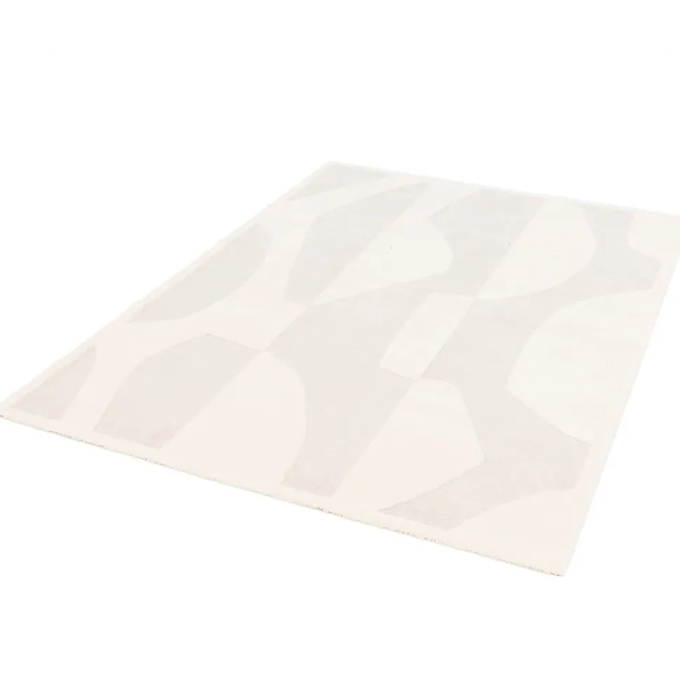 Tapis formes géométriques Cocoon beige L.170 x l.120 cm Balta