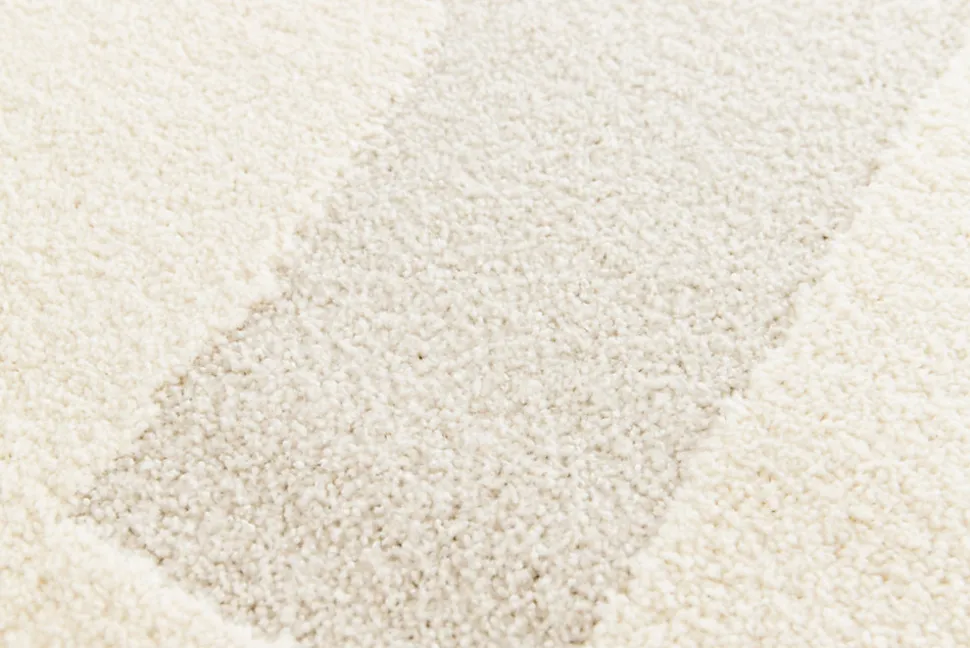 Tapis formes géométriques Cocoon beige L.170 x l.120 cm Balta