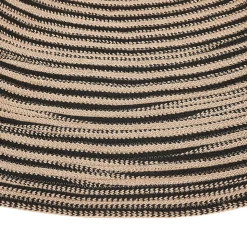 Tapis GoodHome beige et noir ø150 cm