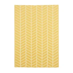Tapis GoodHome cocoon jaune 120 x 170 cm