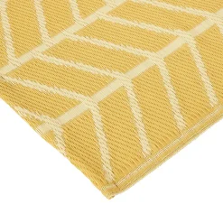 Tapis GoodHome cocoon jaune 120 x 170 cm