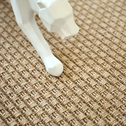 Tapis intérieur / extérieur Natté - Sumatra Naturel - Ganse Marron - 80 x 150 cm