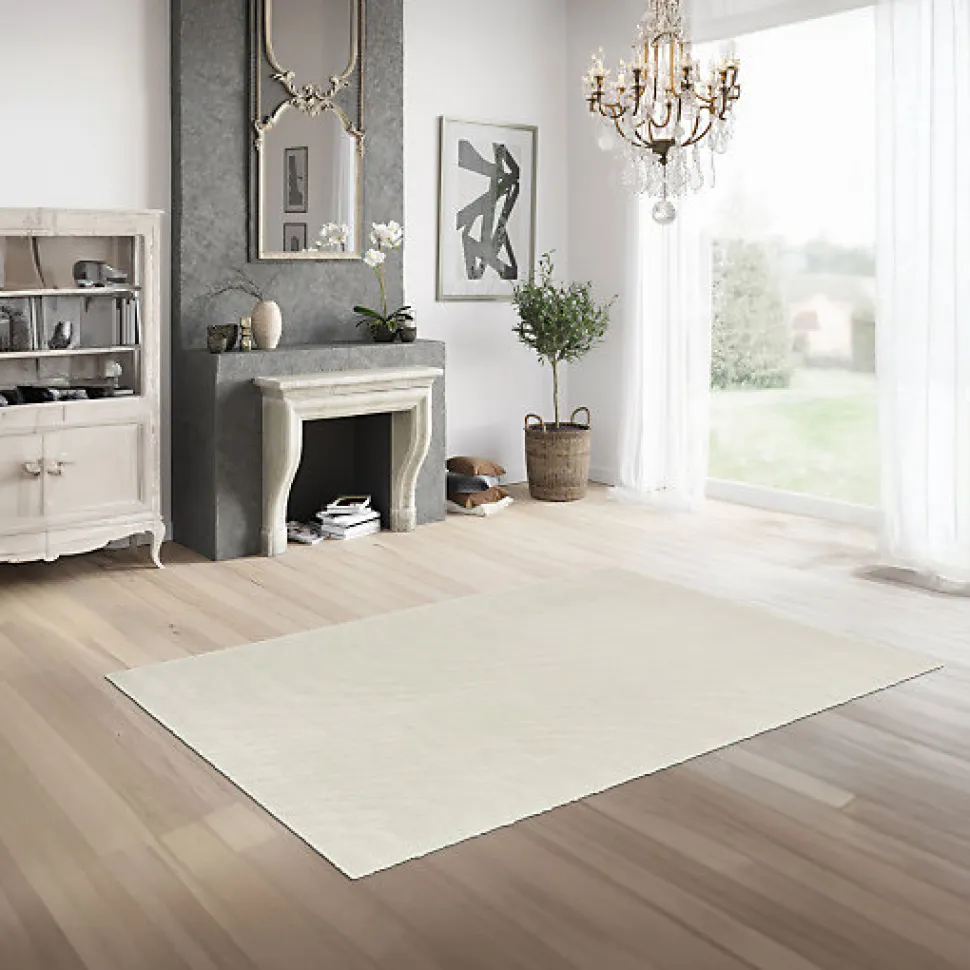 Tapis intérieur - Nazaré - Lignes écru et beige naturel - 80 x 150 cm