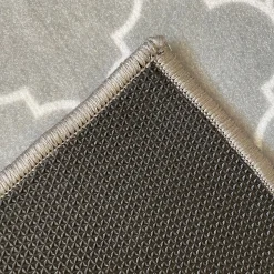 Tapis intérieur absorbant Bromberg imprimé géométrique noir L.120 x l.80 x ep.0,5 cm GoodHome