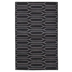 Tapis intérieur absorbant Bromberg imprimé géométrique gris L.120 x l.80 x ep.0,5 cm GoodHome