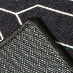 Tapis intérieur absorbant Bromberg imprimé géométrique gris L.120 x l.80 x ep.0,5 cm GoodHome