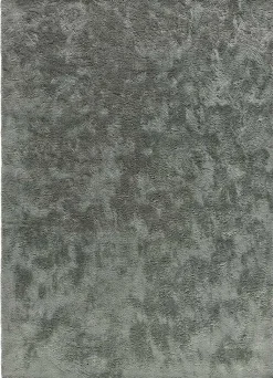 Tapis intérieur ATTICGO anthracite rectangulaire shaggy uni 60x110 cm ROMA