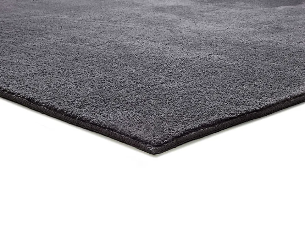 Tapis intérieur ATTICGO anthracite rectangulaire uni 80x150 cm CORALINE