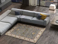 Tapis intérieur ATTICGO argent rectangulaire classique 200x290 cm CLASSIC