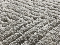 Tapis intérieur ATTICGO argent rectangulaire shaggy 120x170 cm ATESA