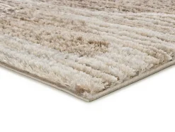 Tapis intérieur ATTICGO beige rectangulaire scandinave 140x200 cm LIMA